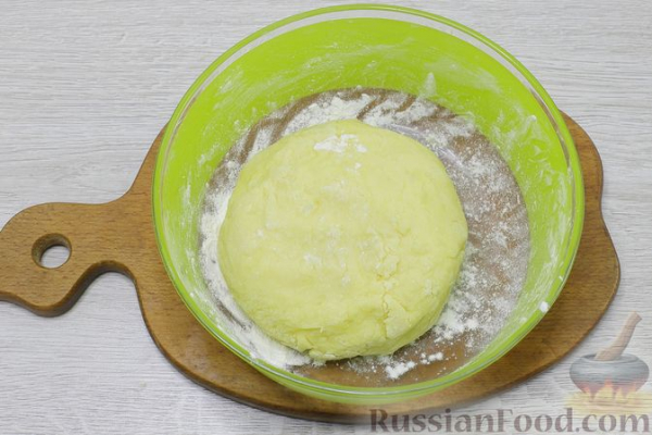 Картофельное печенье с сыром и кунжутом