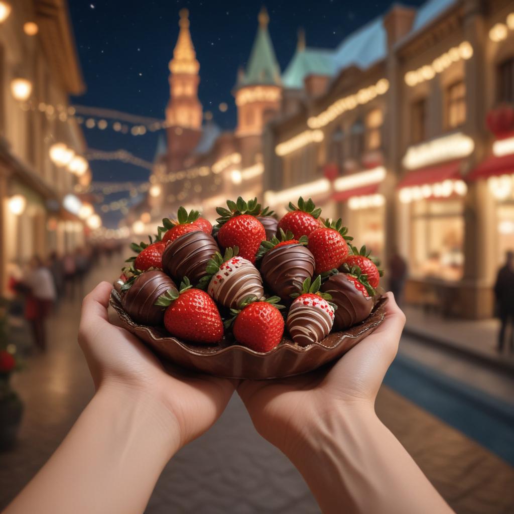 Клубника в шоколаде: оформление и доставка в Алматы